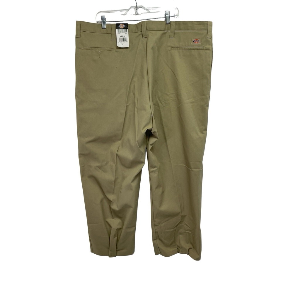 Dickies Mens 46x32‎ Beige Industrial Work Pants (GG27) NWTs